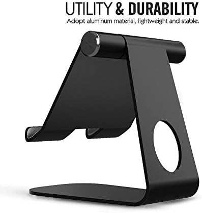 Universal Metal Phone Mounts,270 Degrees Adjustable Stand Holder for Tablets,iPad and iPhone,Samsung,Huawei,Sony,Xuanliyuan Desktop Phone Support (TP1 Black)