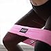 NARZFIT Exercise, Strength & Fitness Hip Resistance Band: Leg Training & Stretching Circle Loops - Bands for Hip, Knee & Ankle Strengthening Workouts or Physical Therapy - with Carrying Pouch - S/M