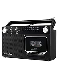 Studebaker   Radio AM FM y reproductor de cassette con entrada auxiliar y altavoces integrados