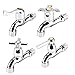 Kitchen & Bath Fixtures Water Faucet Mount Laundry Bathroom Kitchen & Bath Tub Tap Outdoor Garden Single Cold Water Tap (#1)