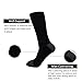 JOYNÉE Men's 4 Pack Winter Warm Thermal Cushion Merino Wool Crew Socks