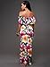 VintageRose Elegant Flowers Off Shoulder Ruffle Plain Bodycon Long Party Maxi Dress