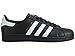 adidas Originals mens Superstar Sneaker, Core Black/White/Core Black, 8 US