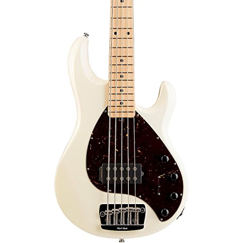 Ernie Ball Music Man StingRay 5 5-String Bass Guitar White Maple Fretboard