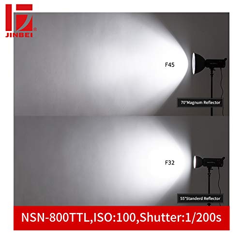 JINBEI 70 Degree 13Inch Expansion Reflector Lamp Cover Dish Diffuser for Bowens Mount Studio Strobe Flash Light Portrait Photo - Thumbnail 2