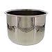 Cheftor 6 Quart Stainless Steel Removable Electric Pressure Cooker Cooking Pot Insert