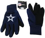 McArthur 10239 Adult's Dallas Cowboys Knit NFL Logo Glove One Size