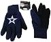 McArthur 10239 Adult's Dallas Cowboys Knit NFL Logo Glove One Size
