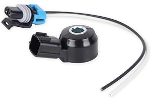 muge racing Knock Sensor 22060-7B000 with Wiring Harness Kit for Nissan Frontier Xterra Quest Villager Pathfinder 1999-2004 3.3L, 220607B000 Ignition Knock Sensor Kit Replacement, Black