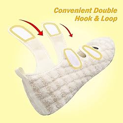 LeIsfIt Womens Mens House Slippers Adjustable Wide