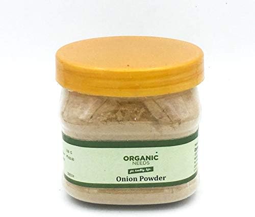 Organic Needs Superior Quality Natural Indian Onion Powder 100 Grams - 100% Pure & Natural with Hygienic Packing and Best Quality
