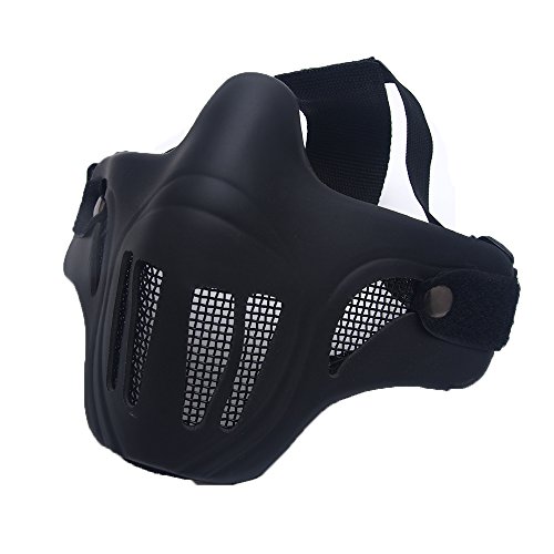 Toonol tactical mesh lower face protection half face ma…