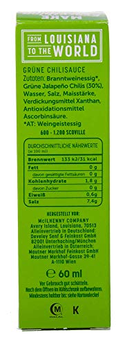 Tabasco, Milde Groene Pepersaus, 57 ml, 2-pack - Afbeelding 4