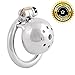 TERNENCE Metal Chastity Device Male Comfortable Virginity Lock Chastity Belt with Small Cage (1.57 inch / 40mm)