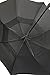 ScratchPlay Golf Umbrella for Outdoor Travel Sports - Protects from Beach Sun Rain and Shade -Automatic Opening Lightweight Double Vented Wind Resistant Waterproof Canopy Fiberglass Frame Black