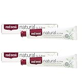 red seal Paraben Free Natural SLS free Toothpaste, Herbal & Mineral Toothpaste 110g 2-Pack (Natural SLS Free)