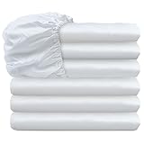Twin Fitted Sheets Only - Deep Pocket White Sheets