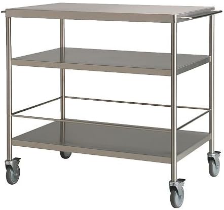 Ikea Flytta Kitchen Trolley Stainless Steel 98x57 Cm Buy Online At Best Price In Uae Amazon Ae