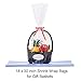 LazyMe Clear Easter Basket Cellophane Bags Shrink Wrap Bags Cello Bags for Gift Basket, 18x30 inch (10 pcs)