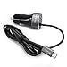Type C Car Charger, iOrange-E 5.4A USB C Car Charger with 3.3ft Build-in Type C Cable for Nexus 6P, Nexus 5X, OnePlus 2, LG G5, HTC 10 and More USB Type C Devices, Black