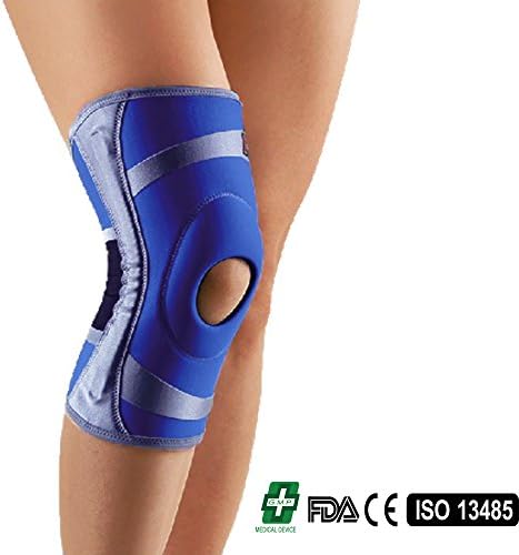 Dynamic Airmesh knee Support For Arthritis, ACL, Running, Basketball, Meniscus Tear, Sports, Athletic. Open Patella, Non-Bulky, Relieves Pain...