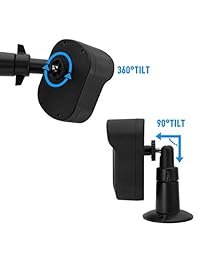 Soporte de pared para cámara Blink XT, resistente a la intemperie, 360 grados, protector ajustable para interior exterior, soporte de metal y cubierta para cámara Blink XT de seguridad para el hogar, antirreflectante, protección UV.