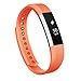 AK for Fitbit Alta Bands, Replacement Fitbit Bands for Fitbit Alta/Alta HR with Metal Clasp (Orange, Small)