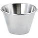 Winco SCP-40, 4-Ounce Stainless Steel Round Ramekin Condiment Sauce Cups, 1 Dozen Pack