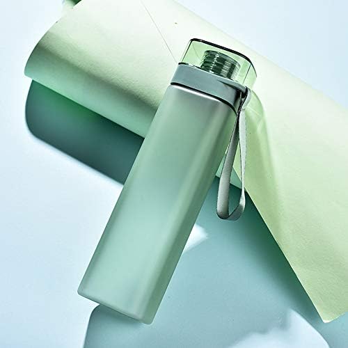 ZHAOHAOC Square Plastic Water Sports Bottle Outdoor Travel Water Jug Portable Bottles for Water Fruit Drink bottle