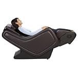 Espresso Human Touch ZeroG 4.0 Immersion Seating Massage Chair - Ergonomic Massager Zero Anti Gravity Massaging Recliner in Leather Like SofHyde Upholstery + Bonus 2 Year Factory In Home Parts and Labor Warranty Included
