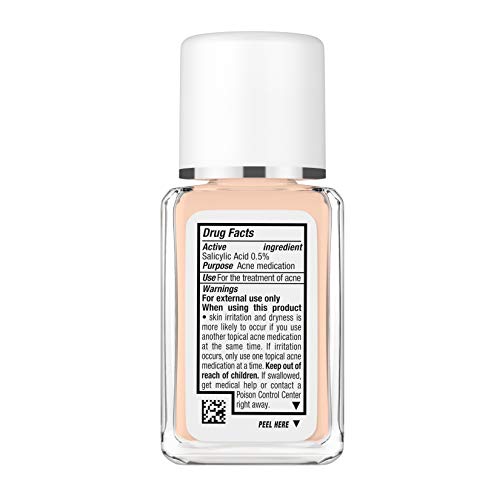 NEUTROGENA SKINCLEARING OIL-FREE ACNE AND BLEMISH FIGHTING LIQUID FOUNDATION WITH SALICYLIC ACID ACNE MEDICINE, SHINE CONTROLLING, FOR ACNE PRONE SKIN, 80 MEDIUM BEIGE, 1 FL. OZ