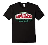 Mens Papa Bless Pizza - Funny Internet Meme Goofs T shirt Large Black