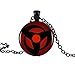 Naruto Shippuden Sharingan Pendant Chain Necklace - Black/Metal (3)