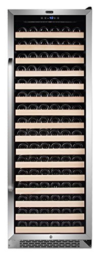 Whynter-BWR-1662SD-166-Built-in-or-Freestanding-Stainless-Steel-Compressor-Large-Capacity-Wine-Refrigerator-Rack-for-Open-Bottles-and-LED-Display-One-Size-Black