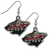 NHL Minnesota Wild Dangle Earrings
