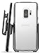 Galaxy S9 Clear Case With Holster, Encased Thin Transparent Back Grip Case for Samsung Galaxy S9 (2018 Release)