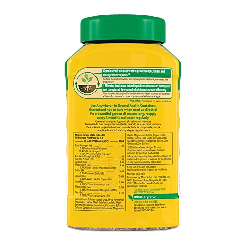MiracleGro Water Soluble All Purpose and Shake 'N Feed Plant Food