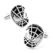 Spider-man Black and Silver Novelty Cufflinks for Men Unisex-1pair