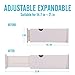 EC VISION Expandable Dresser Drawer Divider, 2 Pack Dresser Drawer Dividers Good Grips Kitchen Drawer Organizers - for Bedroom, Bathroom, Closet, Baby Drawer, Desk, Kitchen Storage(Large(14.7