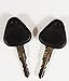 2 keys Keyman Volvo Excavator Keys-1 pair-Ignition key for Clark, Samsung, Volvo, Part Number 777