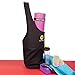 Yoga Mat Bag For All Mat Sizes - Yoga Mat Carrier With Pocket - Includes 2 Pairs of Yoga Socks + 2 Elastic Mat Bands + Free eBook with Yoga Secrets | by Zendybag