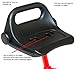 Excavator Sand Digger Toy Backhoe for Kids (Ride On) Outdoor Digging Scooper for Dirt, Snow, Beach, Sandbox | Heavy-Duty Metal, 2-Hand Operation, 360° Swivel Seat | Ages 3+ (red)