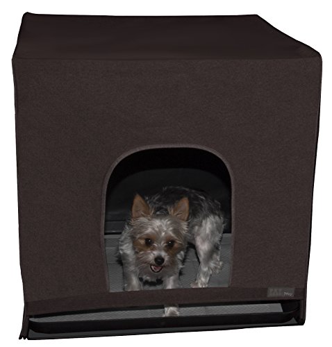 Pet Gear Pro Pawty, Potty Training Aid for Pee Pad/Grass Patch, Removable Tray Holds Pad Included, Hides Messes, Optional Wall Guard, Dog Litter Box