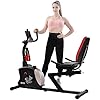 Indoor Recumbent Exercise Bike with Pulse, Stationary Cycling Bike with Bluetooth, 8Level Magnetic Resistance…
