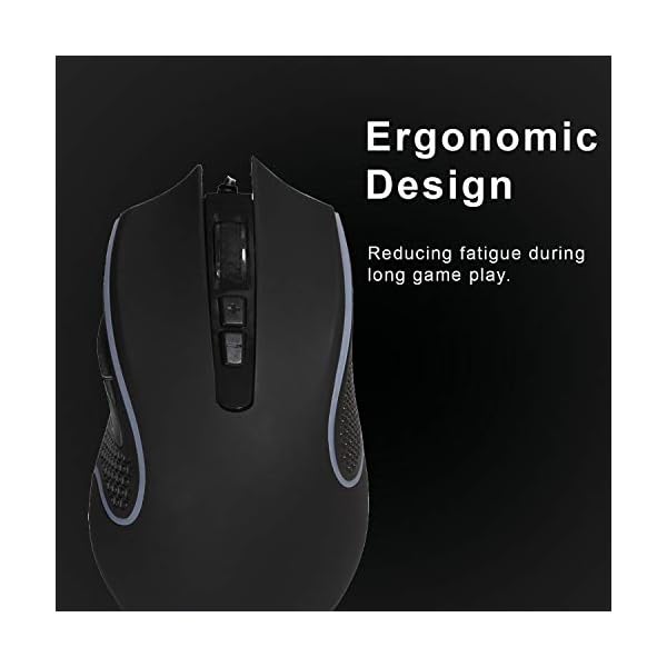 CiT Avenger Gaming Keyboard and Mouse, 3 Colour Mode, LED Backlight, Gaming Keys, Multimedia Functions, USB, For Rapid…