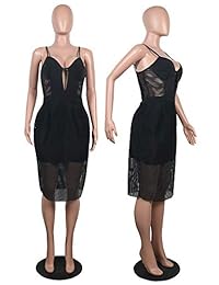 Vestido sexy y halter sin espalda profunda en V con diseño floral