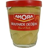 Amora Dijon Mustard - Fine and Strong - 5.3 Oz Jar (4 Pack)