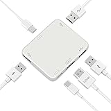 USB C 3.1 HUB with 5 Output Ports | 1HDMI, 3USB 3.0, 1USB C | for USB Type-C Devices Including the new MacBook 2016, ChromeBook Pixel and More (Silver Color)