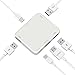 USB C 3.1 HUB with 5 Output Ports | 1HDMI, 3USB 3.0, 1USB C | for USB Type-C Devices Including the new MacBook 2016, ChromeBook Pixel and More (Silver Color)