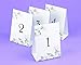 Hortense B. Hewitt Table Number Tents, 1-40, Grey Flourish